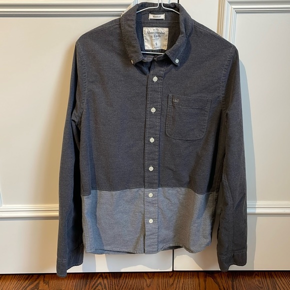 Abercrombie & Fitch Muscle fit 2-tone shirt - Picture 1 of 3